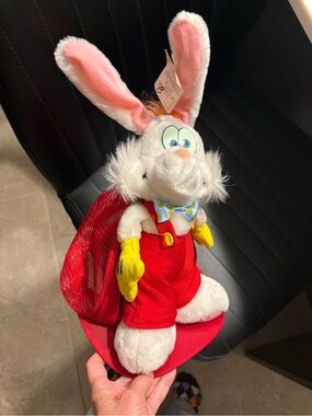 Vtg made in USA Disney “Who Framed Roger Rabbit” Plush Hat Adult Cap Snap back